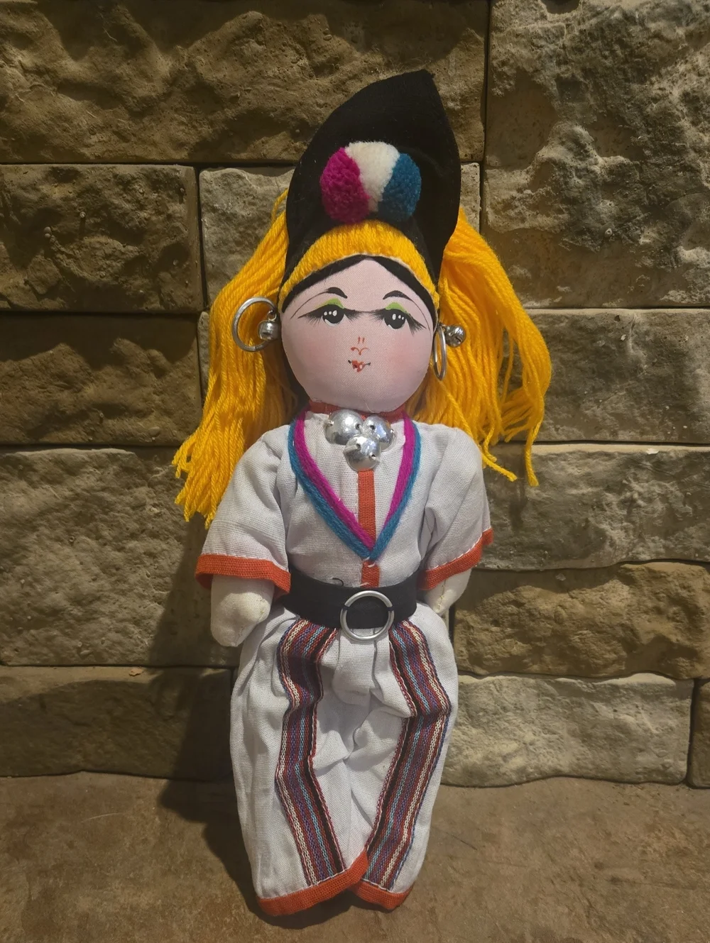 Vintage Thailand Hill Tribe Cloth Doll